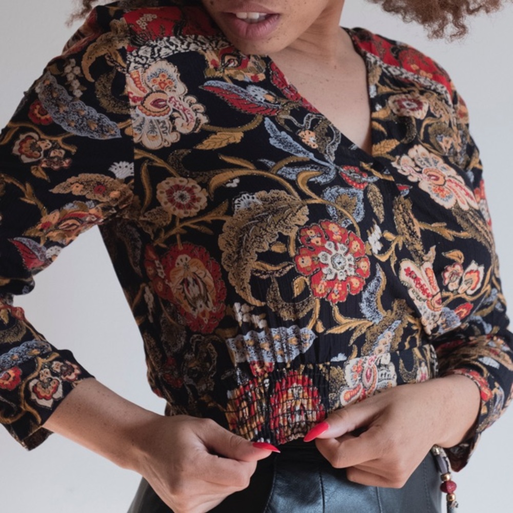 Vintage Carole Little Petite blouse